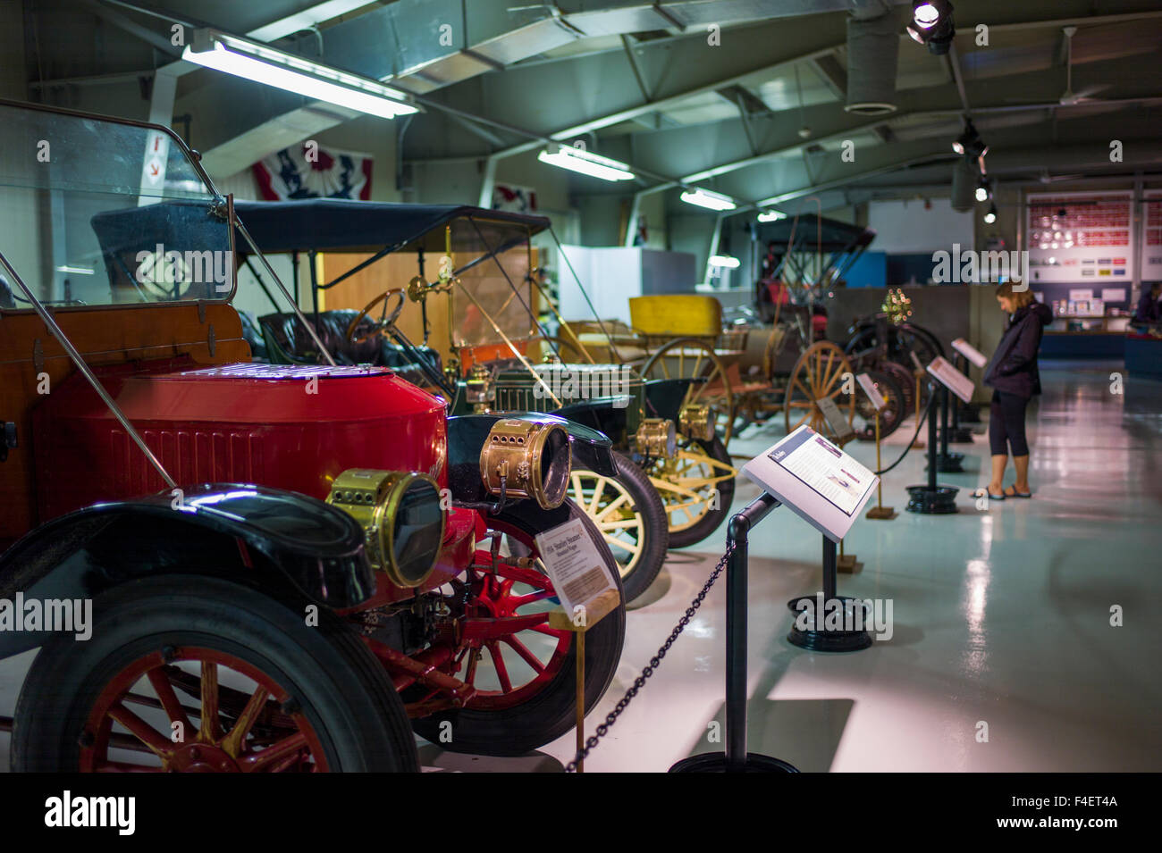 Maine, Mt. Desert Island, Seal Cove, Seal Cove Auto Museum, interior