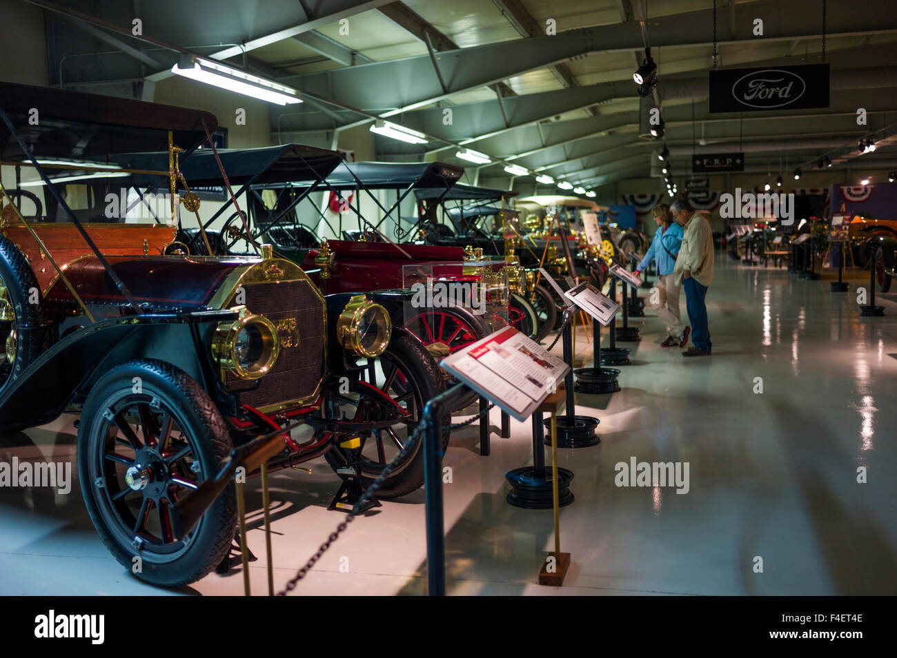 Maine, Mt. Desert Island, Seal Cove, Seal Cove Auto Museum, interior