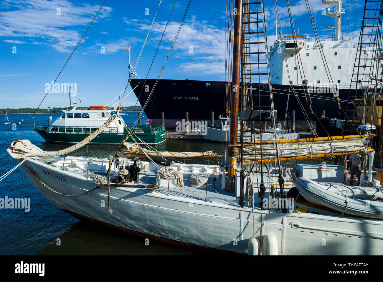 Maine, Castine, Maine Maritime Academy, training ship State of Maine