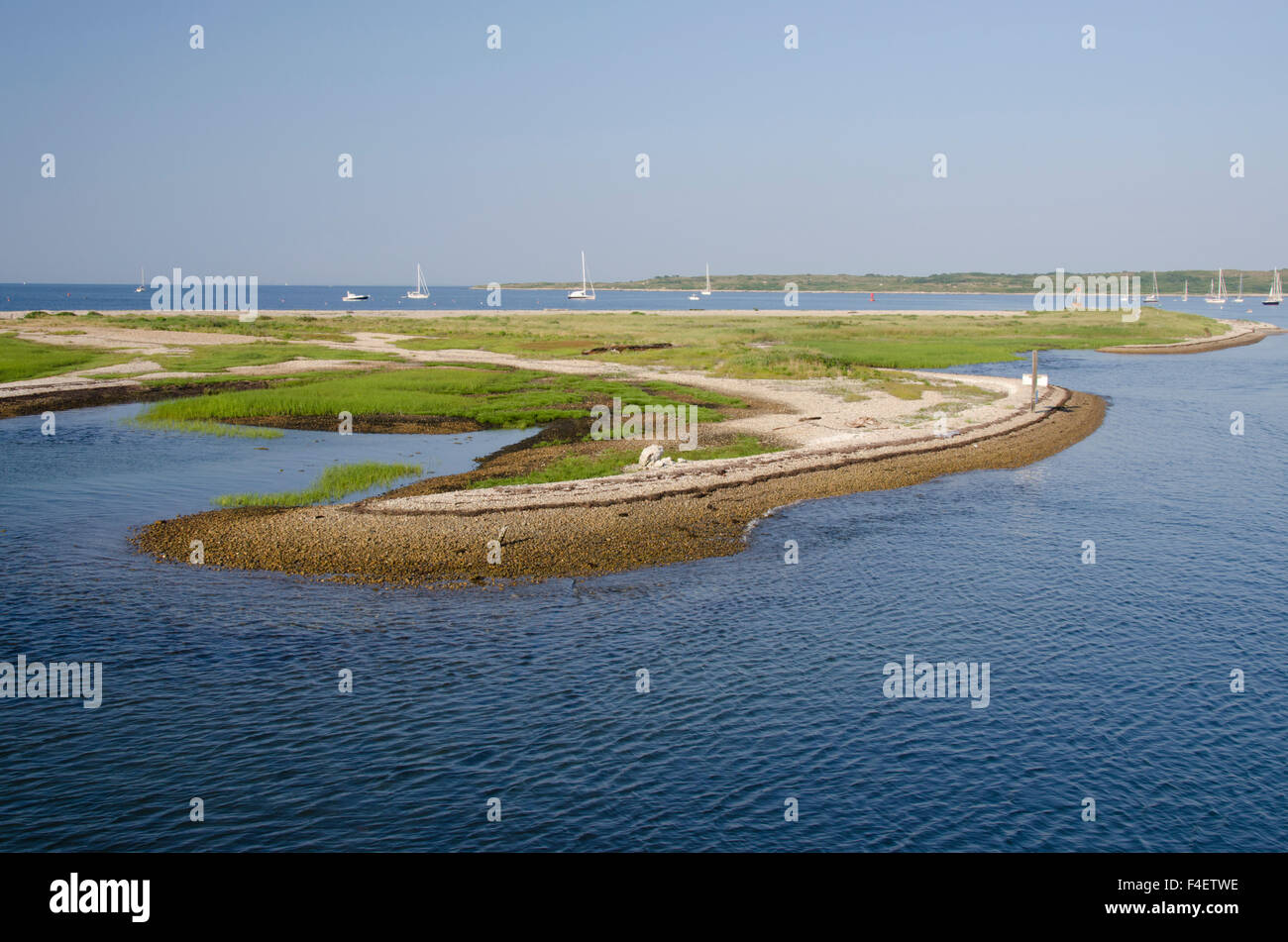 Massachusetts, Elizabeth Islands, Cuttyhunk Island. Rocky shoreline of 