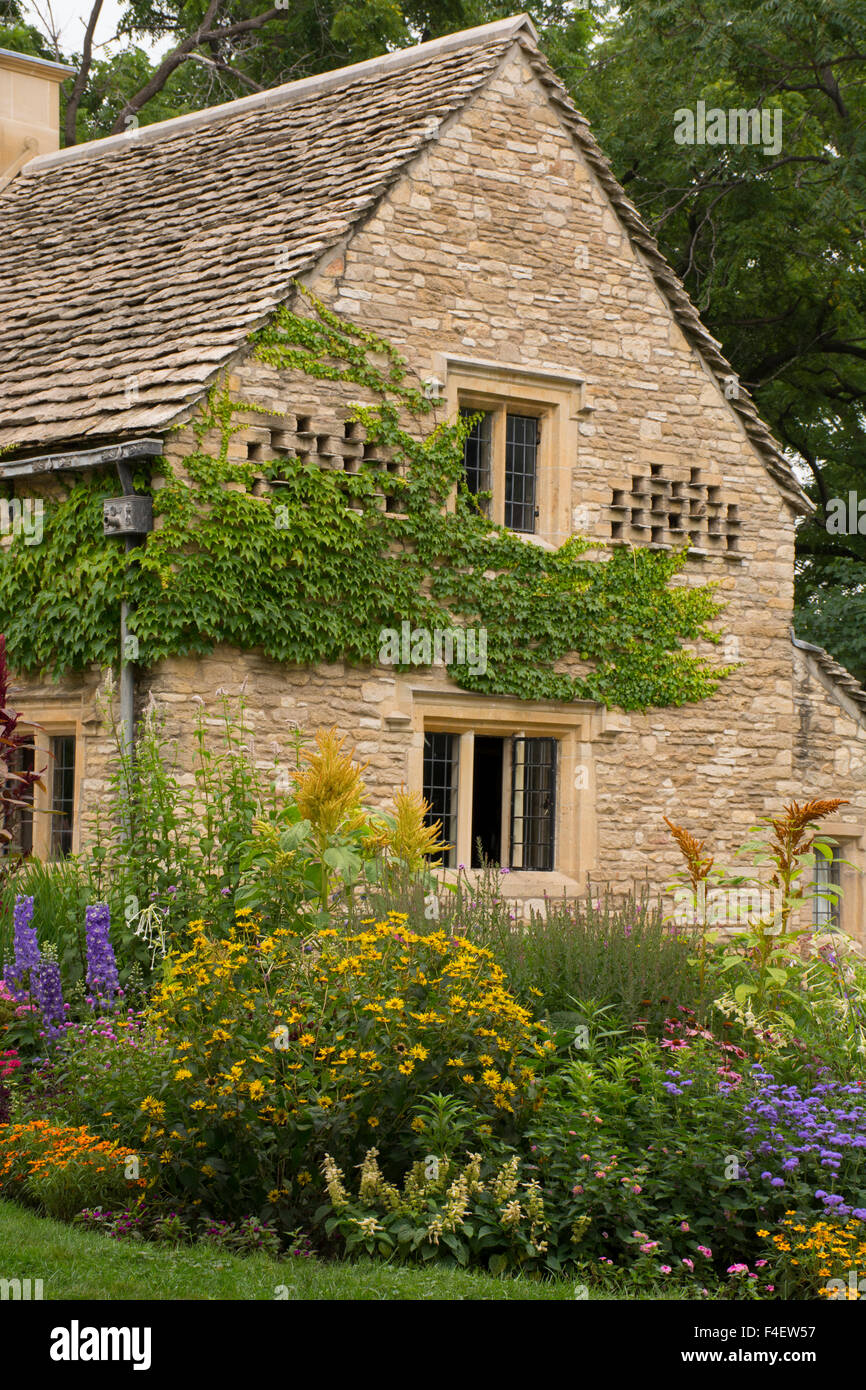 Michigan, Dearborn, Greenfield Village. Cotswold Cottage, traditional