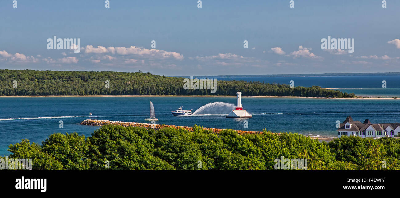 Sites of Mackinac Island in Michigan Stock Photo - Alamy