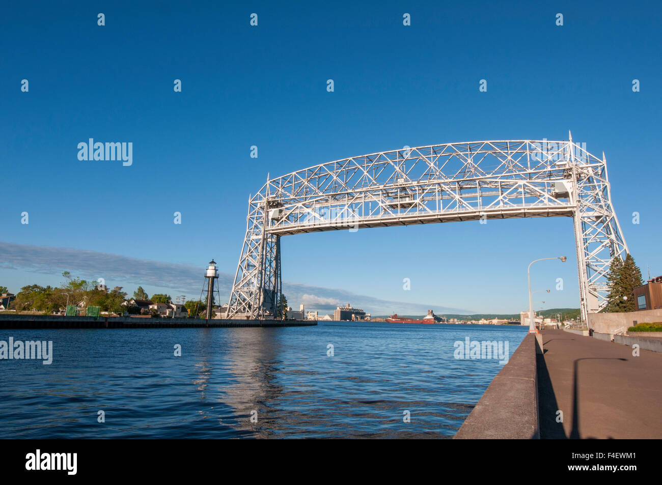Minnesota, Duluth, Canal Park, Herbert C. Jackson, Lift Bridge Stock
