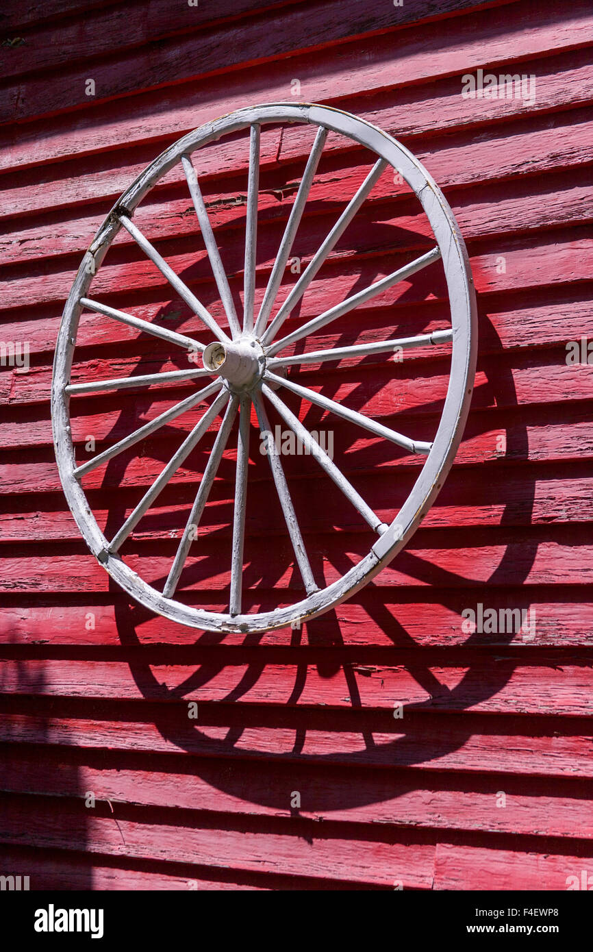 Wagon Wheel, Saugatuck, Michigan, USA Stock Photo Alamy