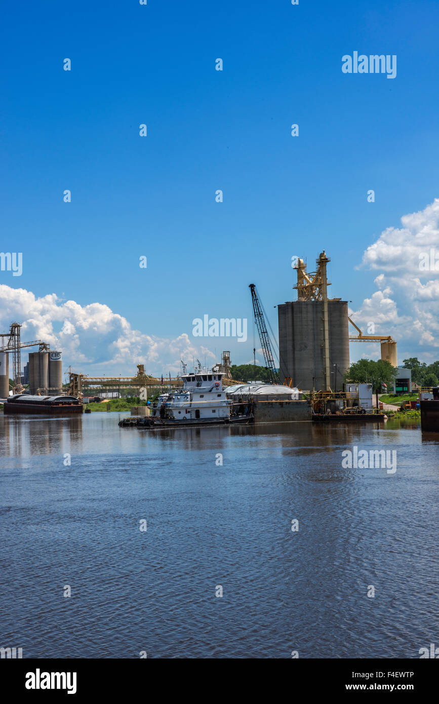 Minnesota, Winona, Mississippi River Flooding (Large format sizes available Stock Photo Alamy
