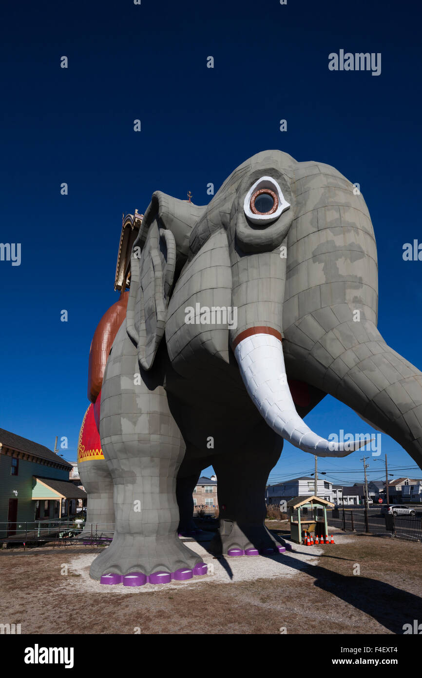USA, New Jersey, Margate, Lucy the Elephant, beachfront elephant