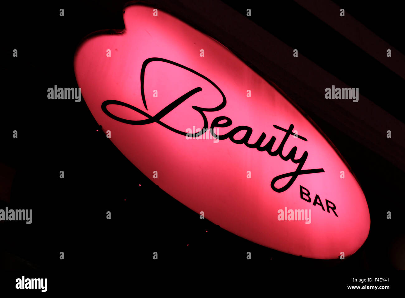 Neon sign in Las Vegas Nevada USA Stock Photo