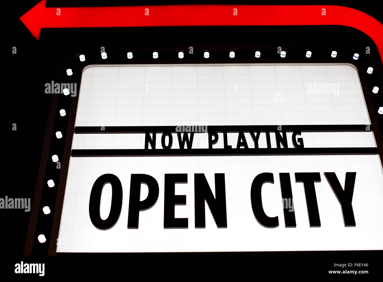 Neon sign in Las Vegas Nevada USA Stock Photo