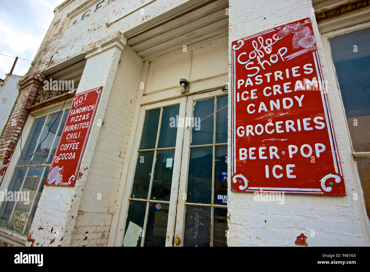 The Abandoned General Store In Eureka, Nevada Is An Example Of The ...