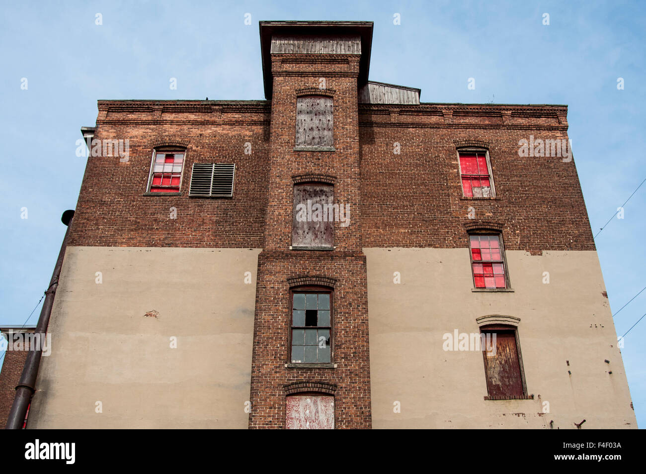 USA New Jersey, Monroe Township, Helmetta, old snuff factory Stock