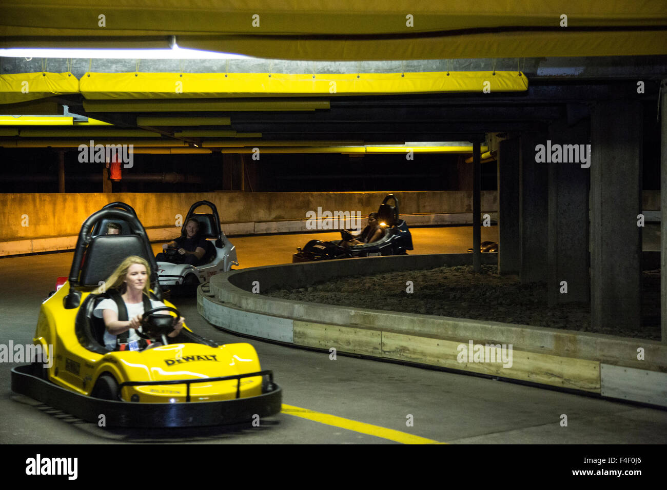 Bumper cars at Morey's Piers and Beachfront waterpark, wildwood, New