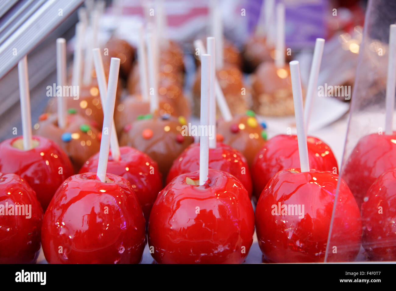 Candy Apples On Display Las Vegas Nevada Usa Stock Photo Alamy