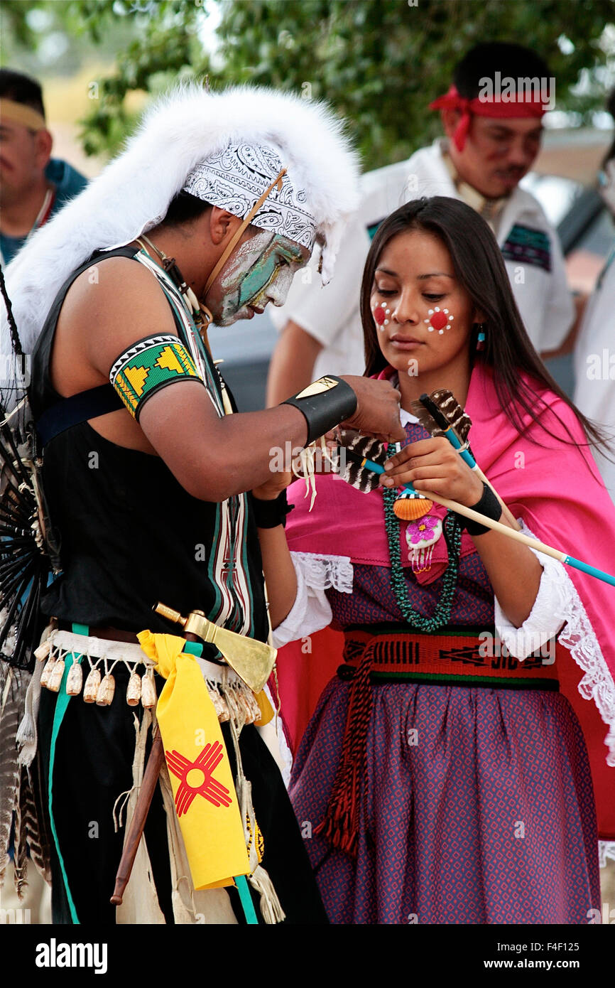 Ohkay Owingeh Pueblo, New Mexico, United States. Summer Feast Day