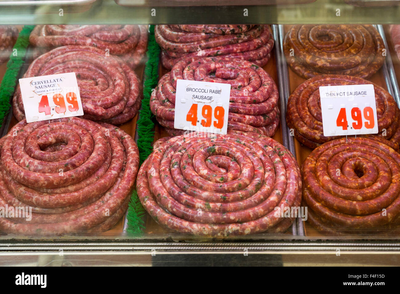 Bronx, New York, USA. Peter's Meat Market, Arthur Avenue, Little Italy