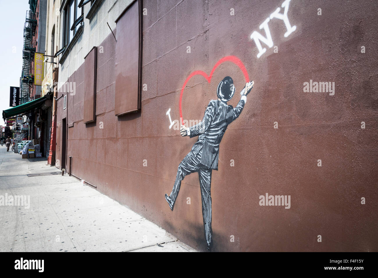 Street art. New York City, NY, USA. (Editorial Usage Only) Stock Photo
