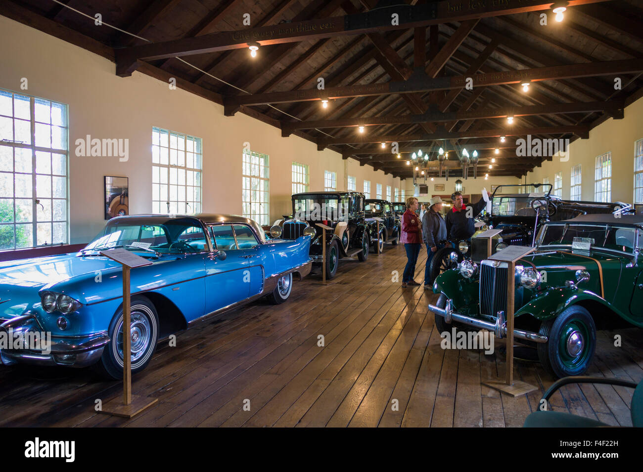 North Carolina, Asheville, Estes-Winn Memorial Automobile Museum, interior Stock Photo