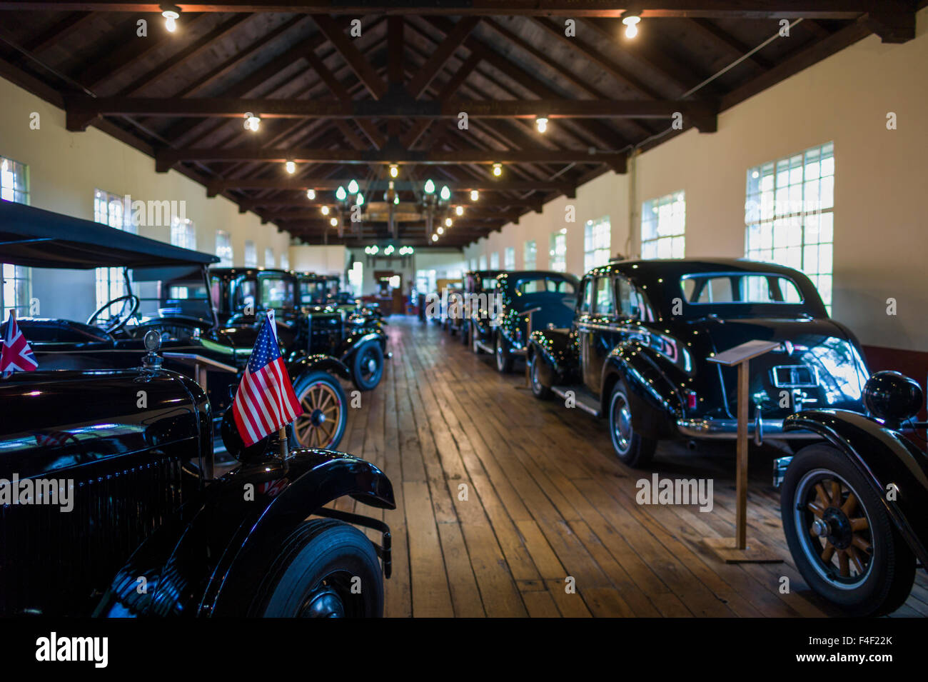 North Carolina, Asheville, Estes-Winn Memorial Automobile Museum, interior Stock Photo