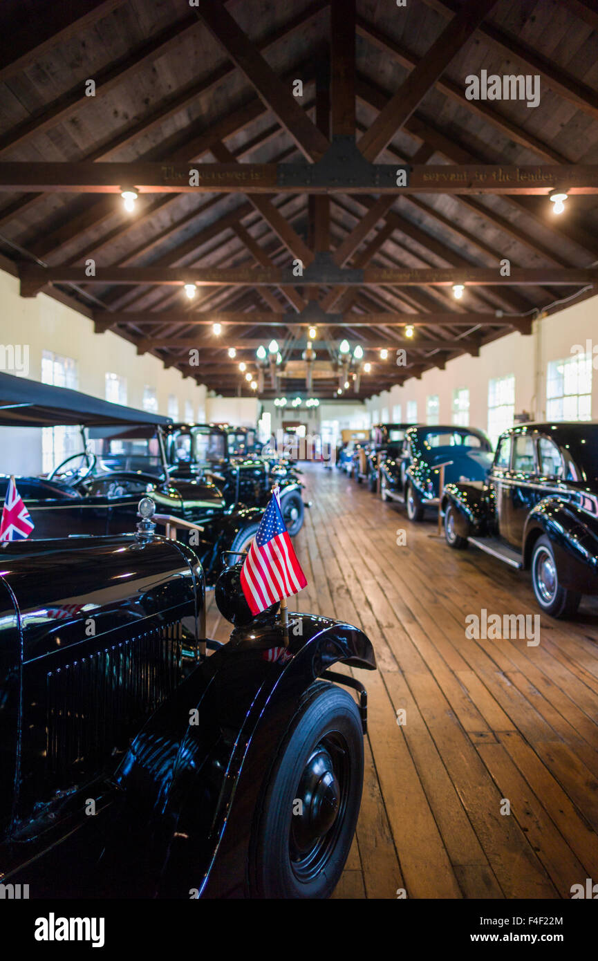 North Carolina, Asheville, Estes-Winn Memorial Automobile Museum, interior Stock Photo