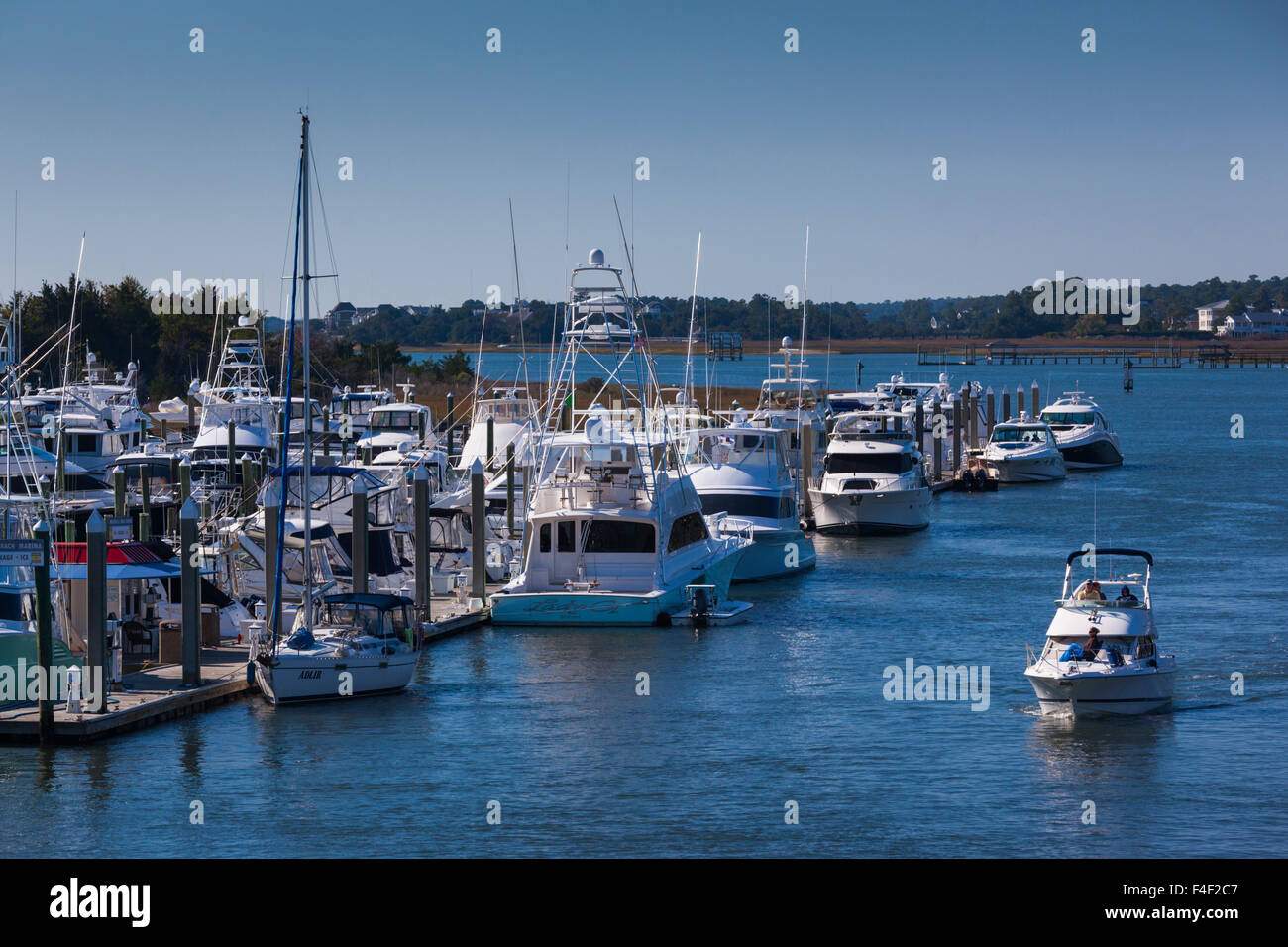 North Carolina, Wrightsville Beach, marina Stock Photo Alamy