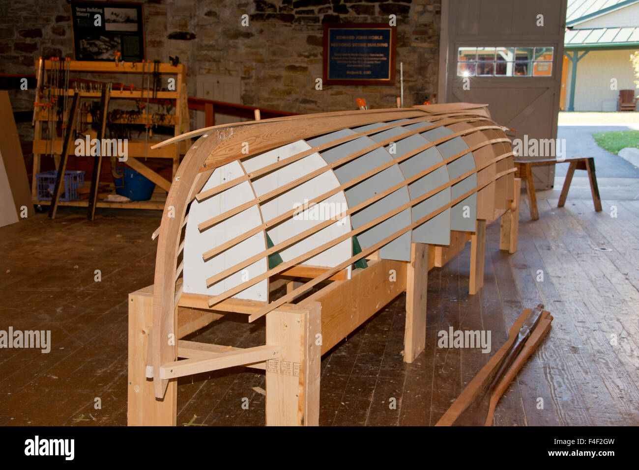 New York, Clayton. Antique Boat Museum. Edward Hohn Noble historic