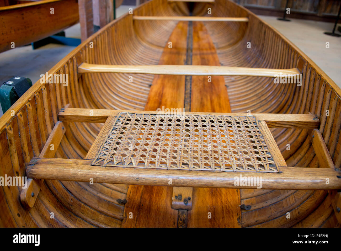 New York, Clayton. Antique Boat Museum.16 foot vintage 