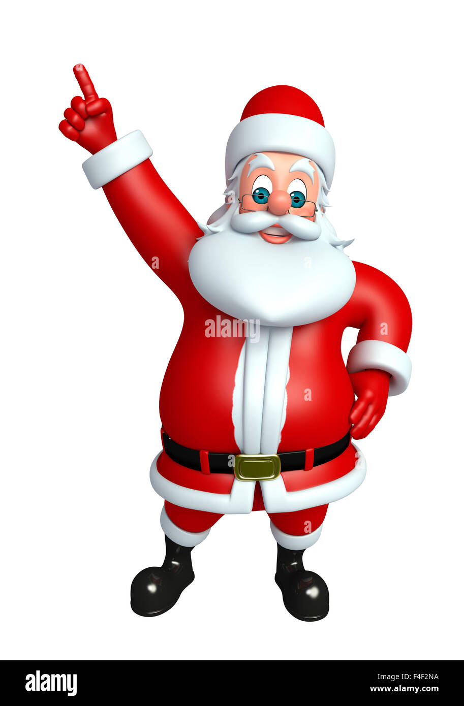 3d rendered illustration of santa claus Stock Photo - Alamy