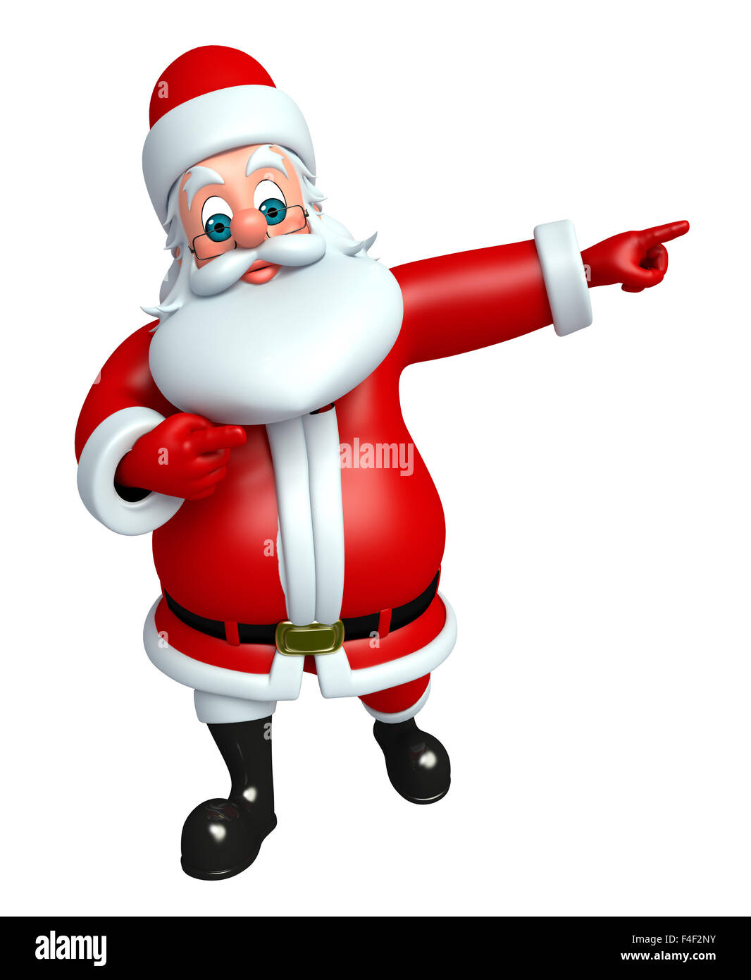 3d rendered illustration of santa claus Stock Photo - Alamy