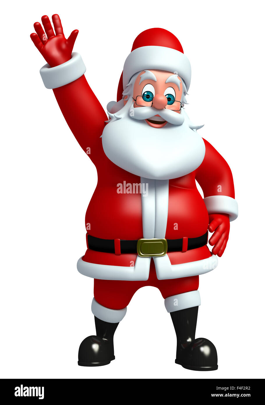 3d rendered illustration of santa claus Stock Photo - Alamy