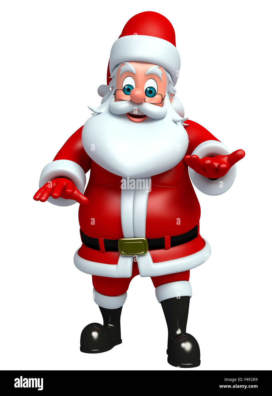 3d rendered illustration of santa claus Stock Photo - Alamy