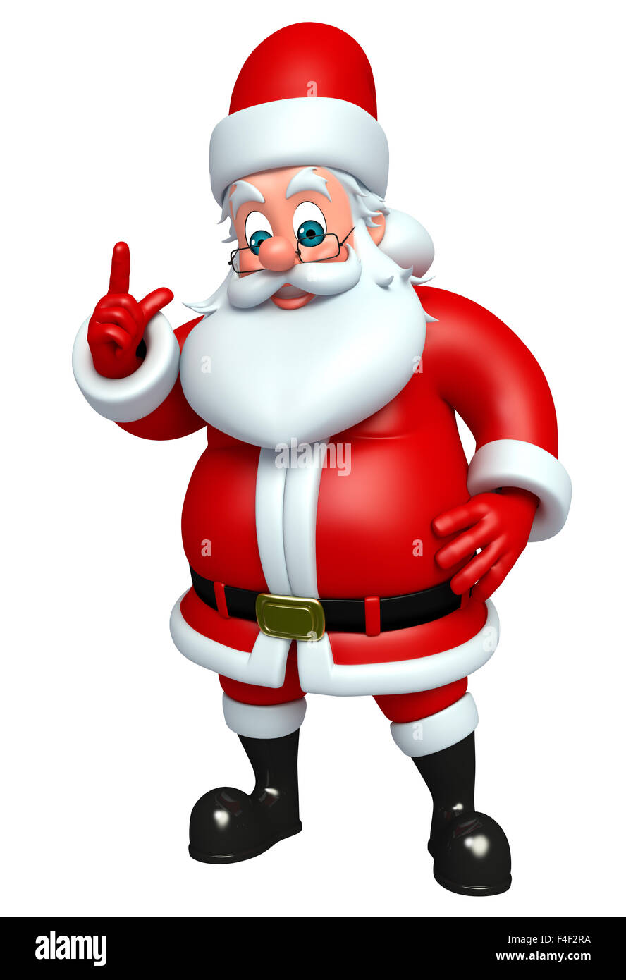 3d rendered illustration of santa claus Stock Photo - Alamy