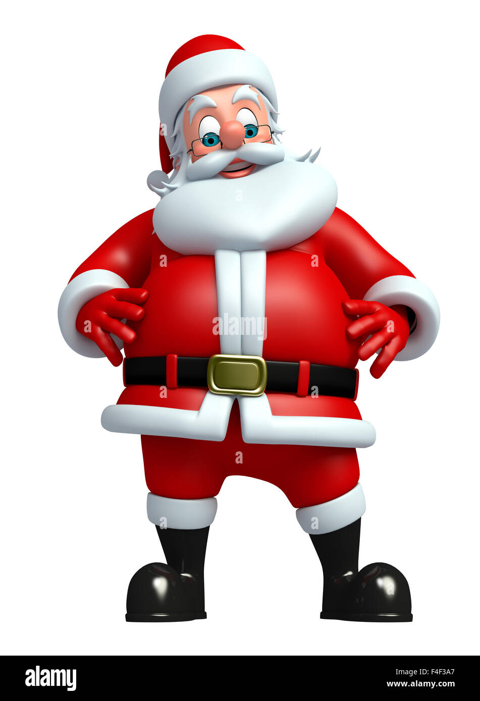 3d rendered illustration of santa claus Stock Photo - Alamy