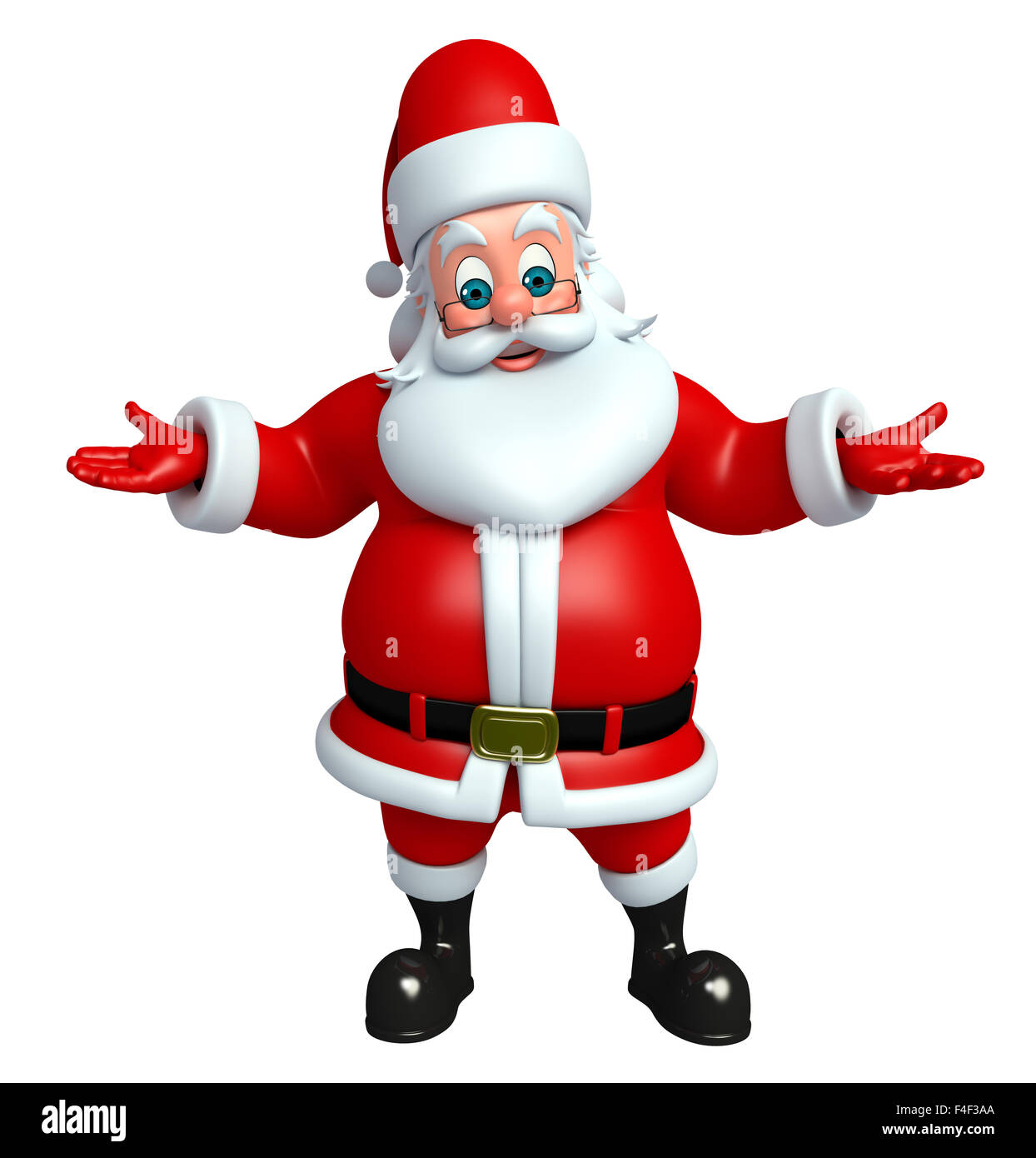 3d rendered illustration of santa claus Stock Photo - Alamy