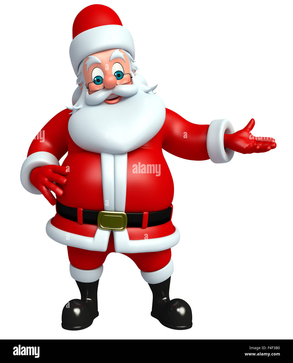 3d rendered illustration of santa claus Stock Photo - Alamy