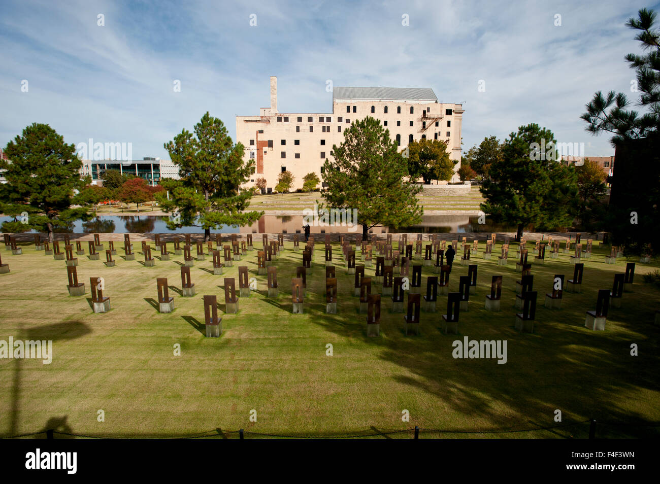 Usa, Oklahoma, Oklahoma City, Murrah Federal Building Memorial, Field 