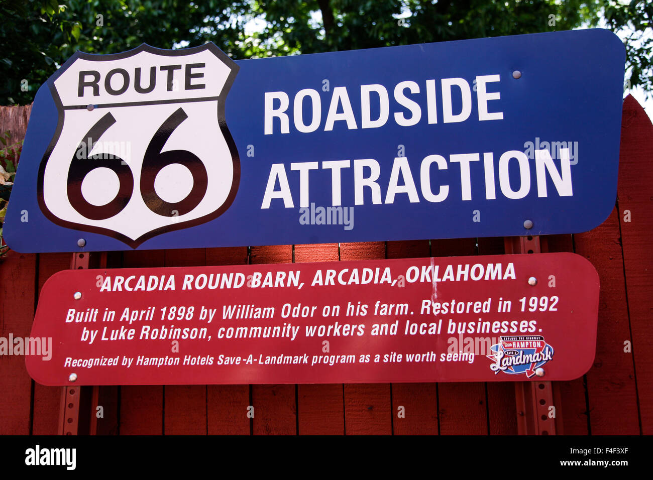 Arcadia, Oklahoma, USA. Route 66. Stock Photo