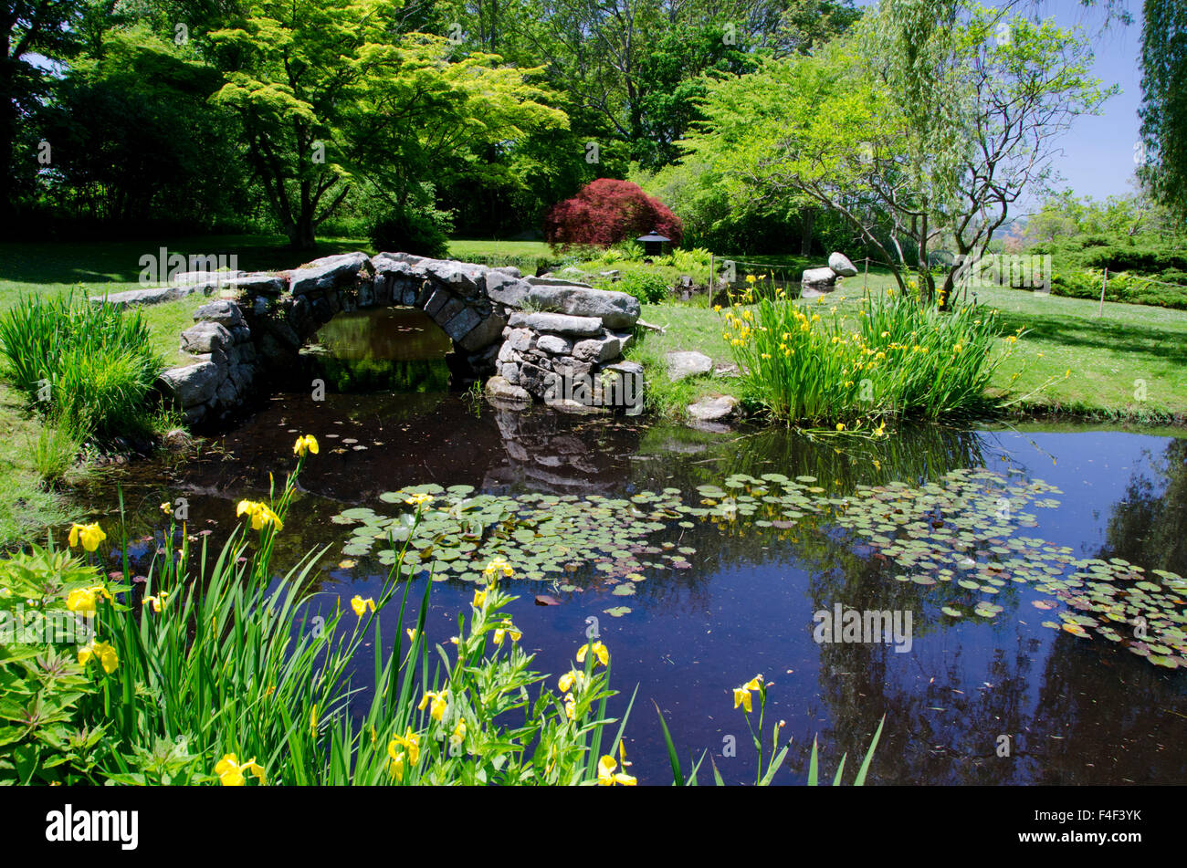 Usa Rhode Island Bristol Historic Blithewold Mansion Gardens