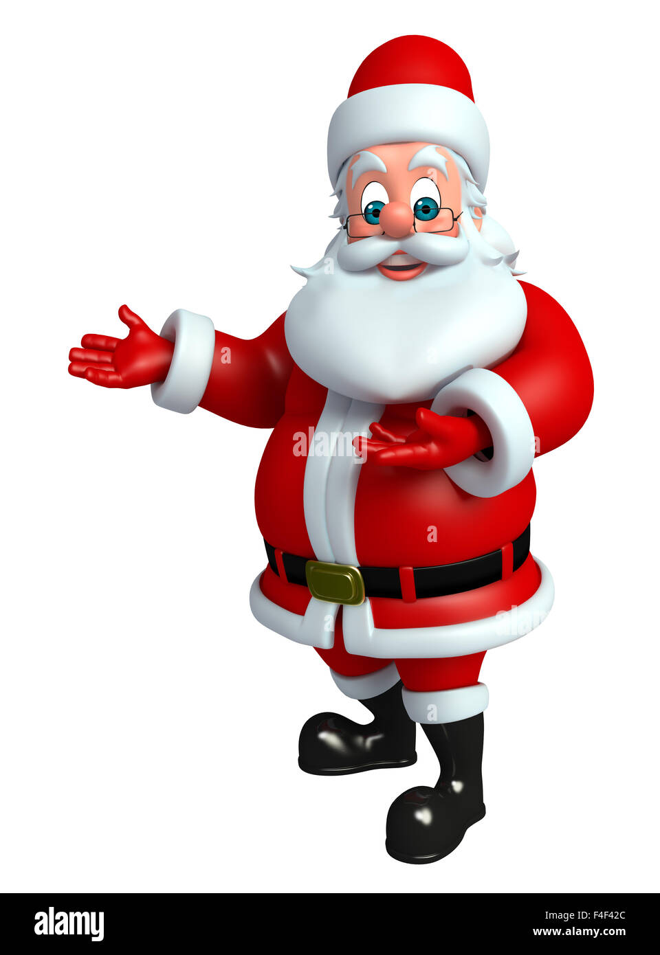 3d rendered illustration of santa claus Stock Photo - Alamy