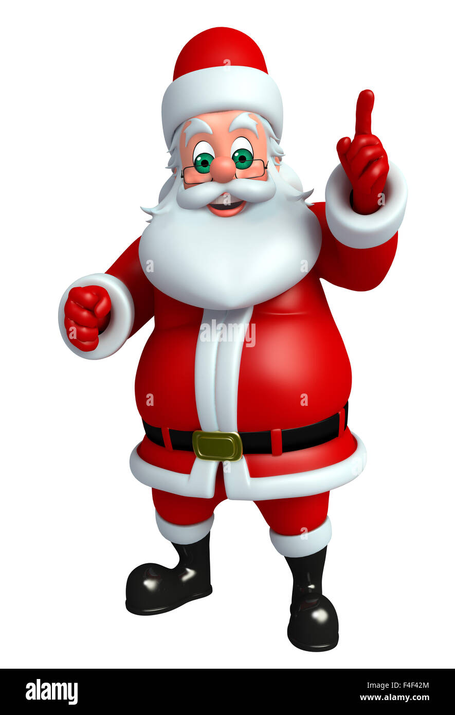 3d rendered illustration of santa claus Stock Photo - Alamy