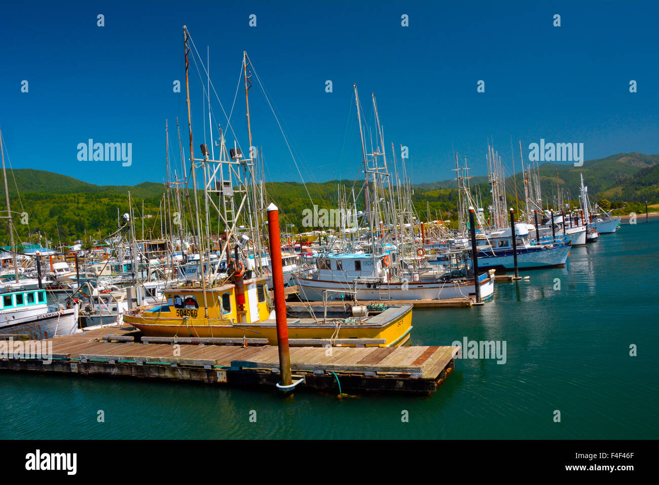Garibaldi, fishing port, Oregon, USA Stock Photo Alamy