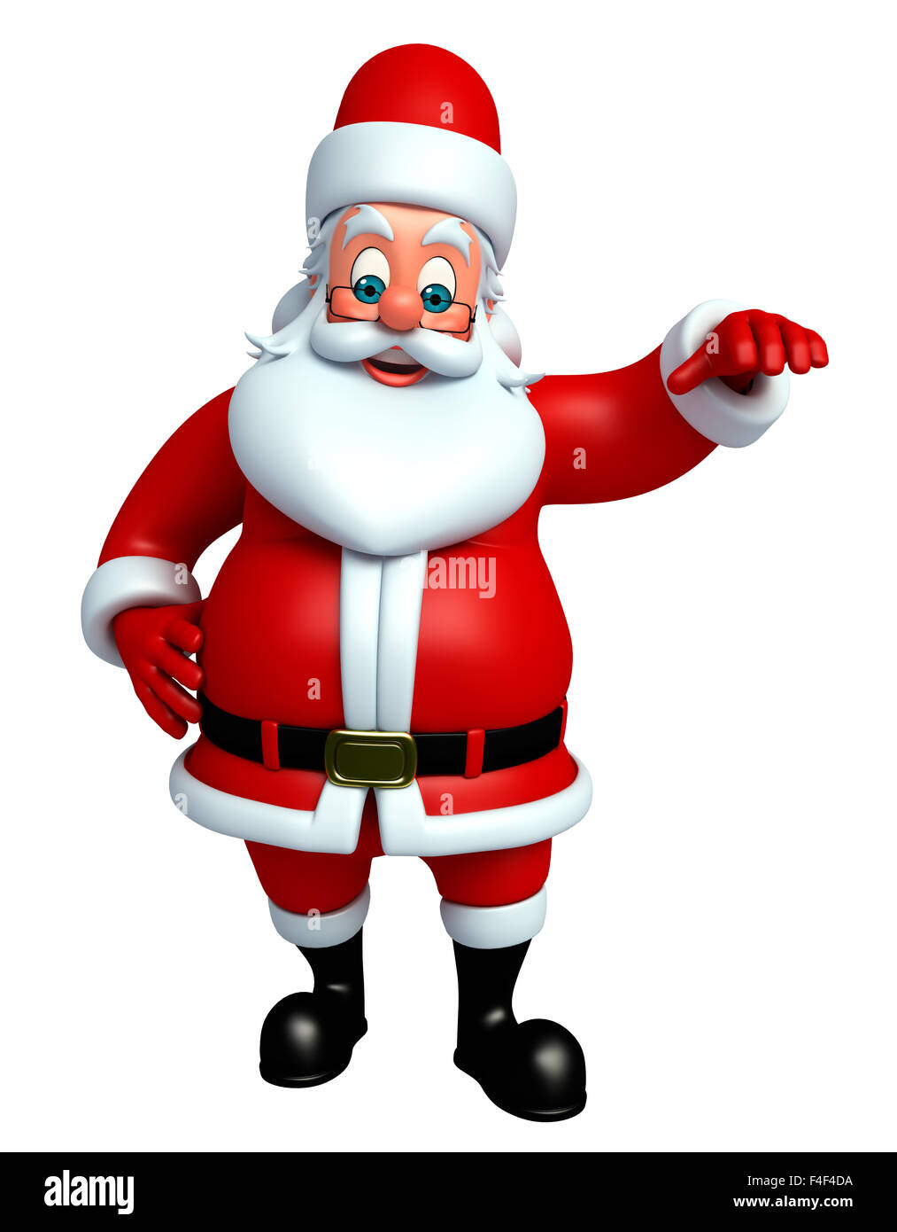 3d rendered illustration of santa claus Stock Photo - Alamy