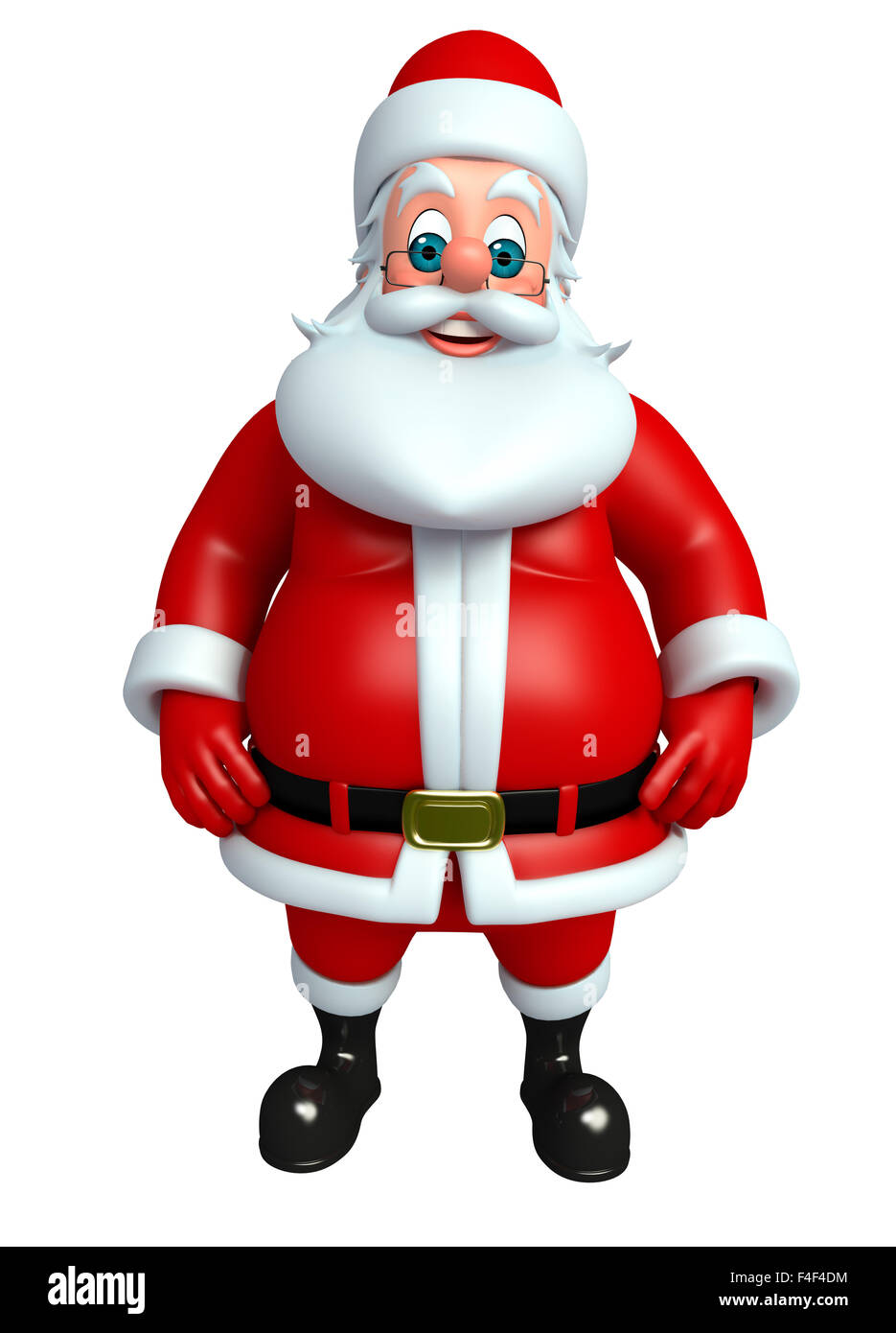 3d rendered illustration santa claus hi-res stock photography and ...