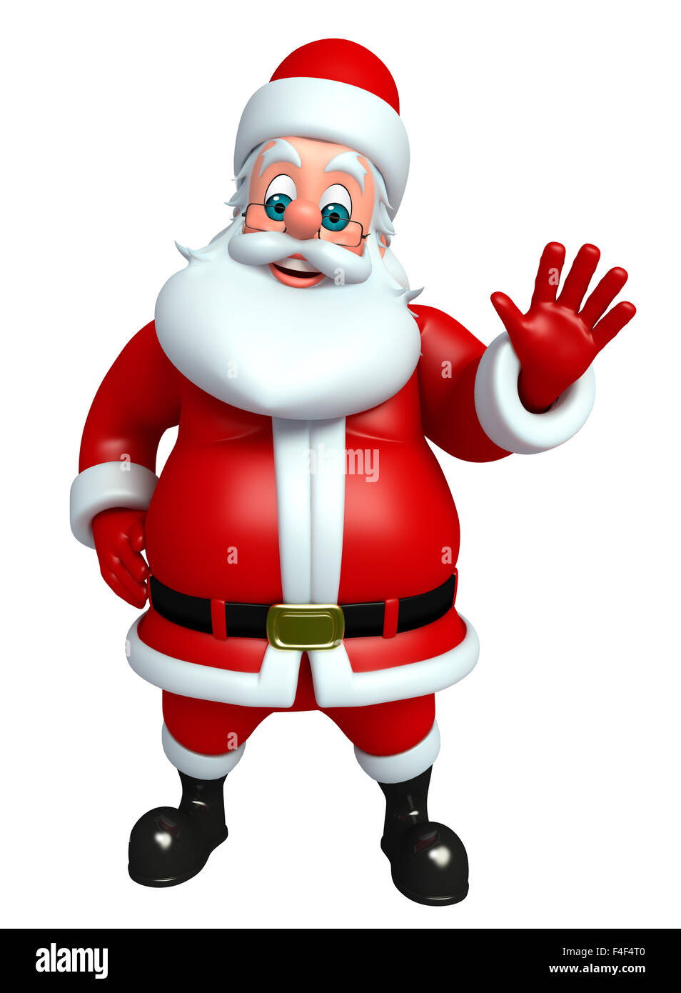 3d rendered illustration of santa claus Stock Photo - Alamy
