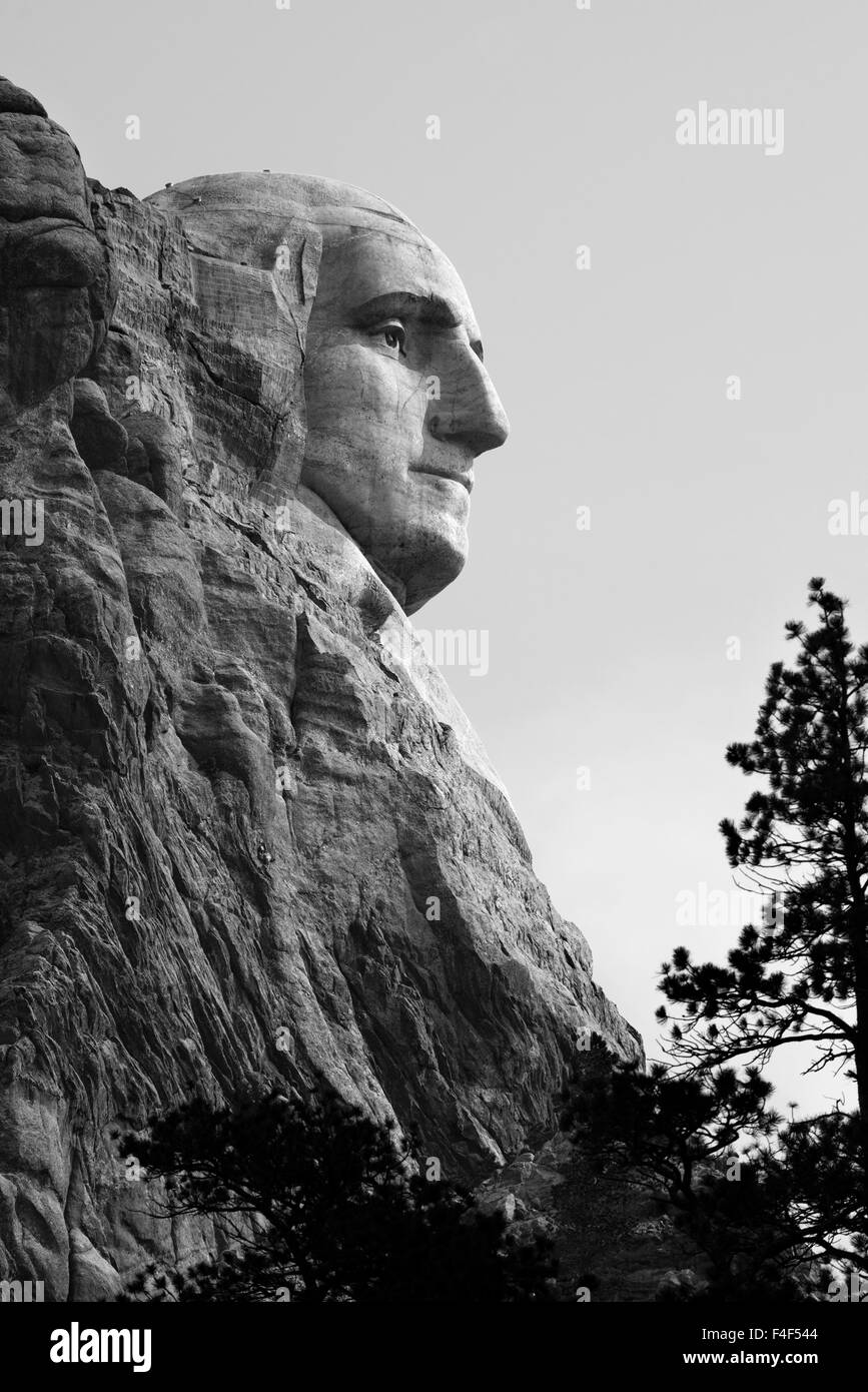 South Dakota, Keystone, Mount Rushmore National Memorial Stock Photo