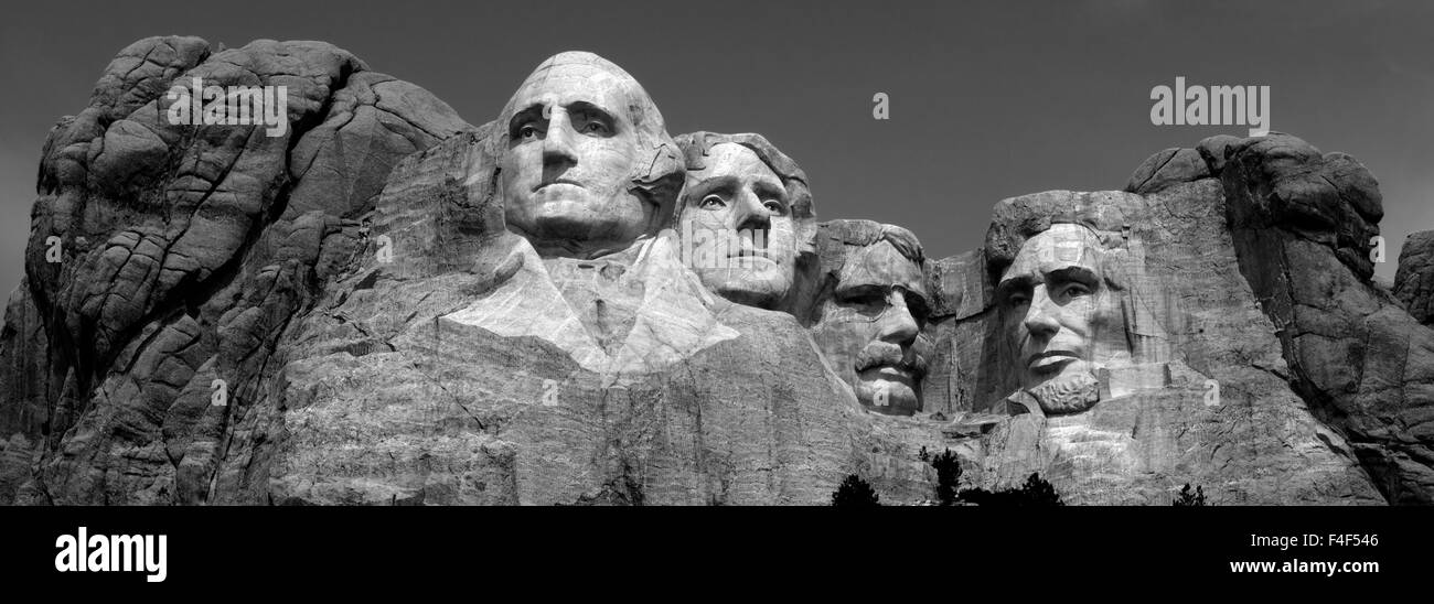 South Dakota, Keystone, Mount Rushmore National Memorial Stock Photo
