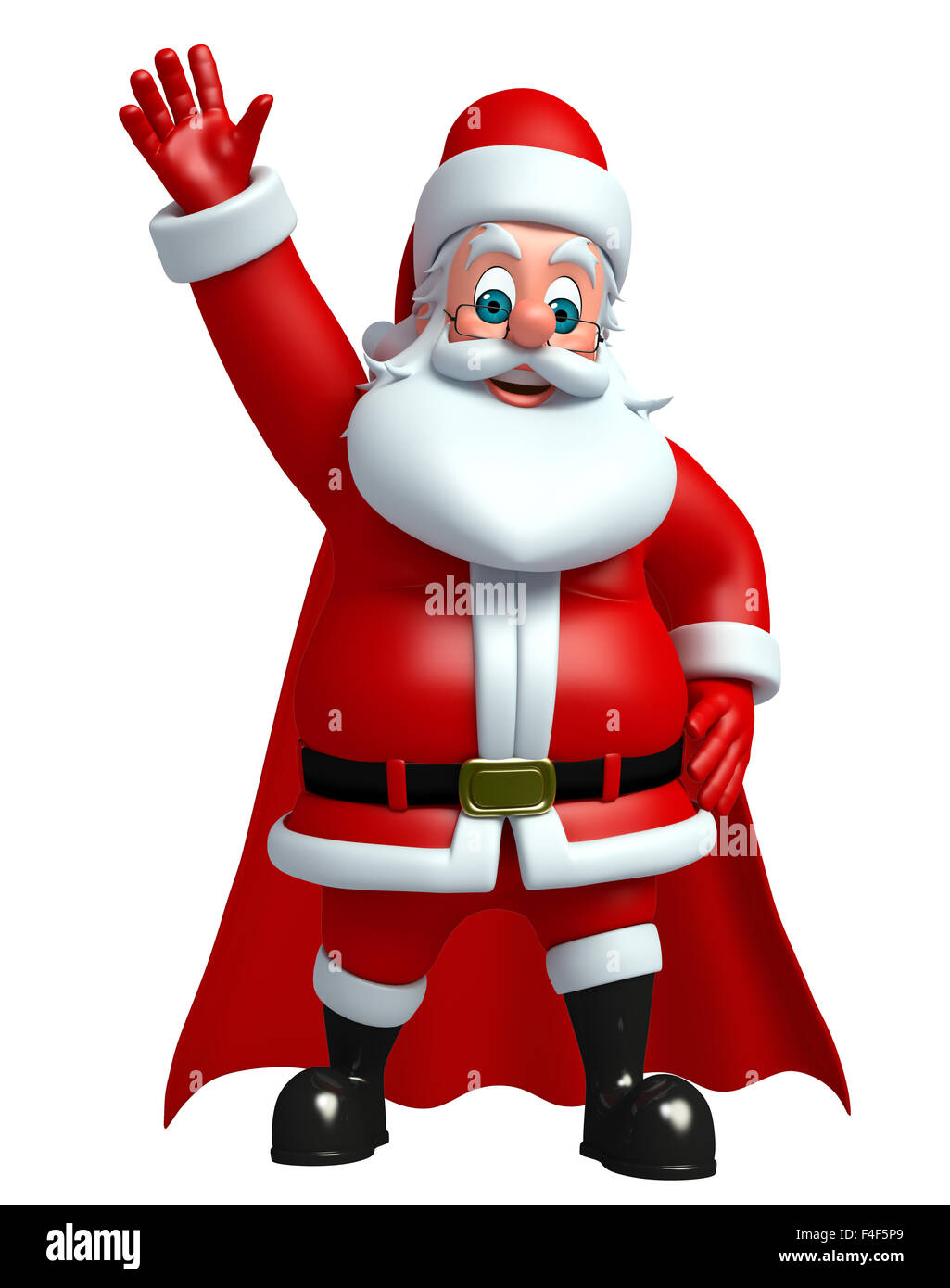 3d rendered illustration of santa claus Stock Photo - Alamy