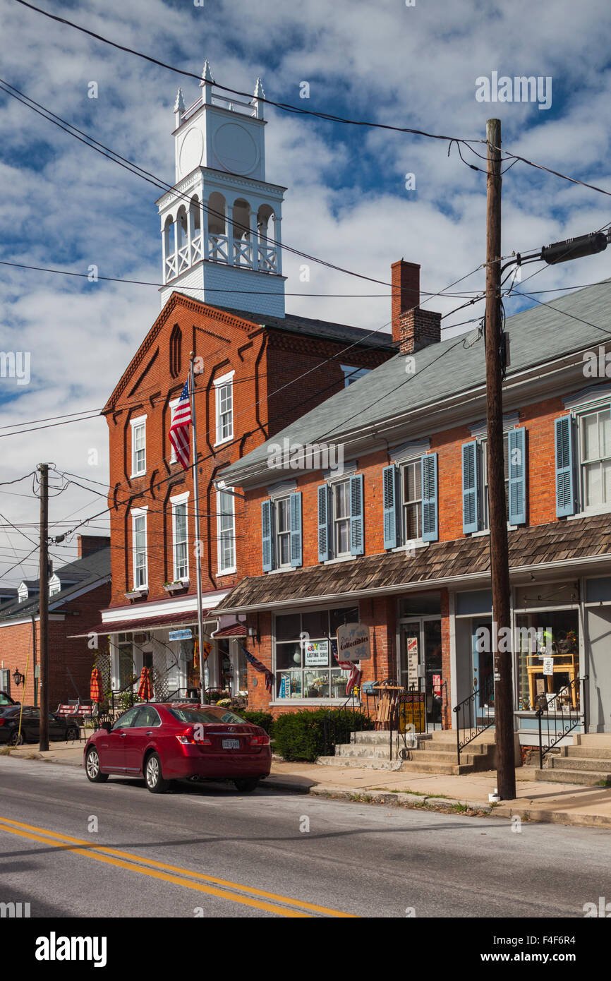 USA, Pennsylvania, Pennsylvania Dutch Country, Strasburg, town view