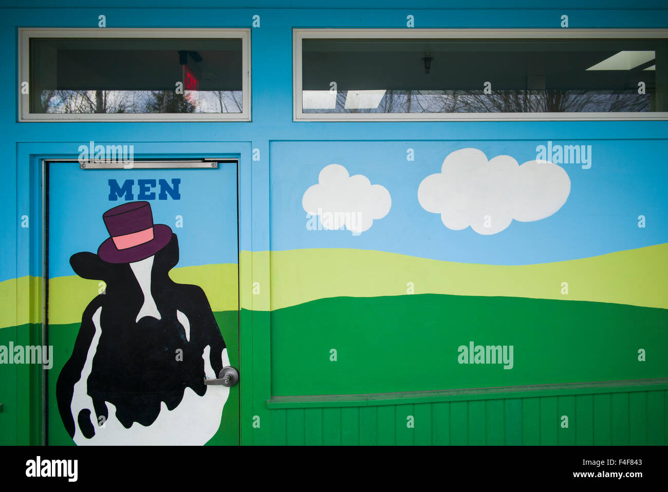 Vermont, Waterbury, Ben & Jerry's Ice Cream World, cowthemed men's