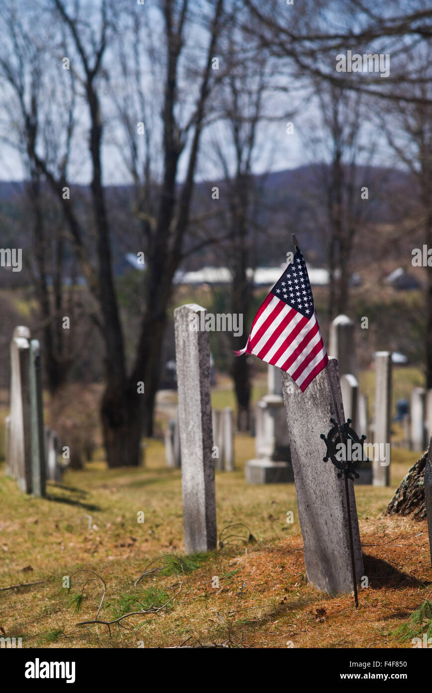 Vermont, Peacham, town cemetery Stock Photo Alamy