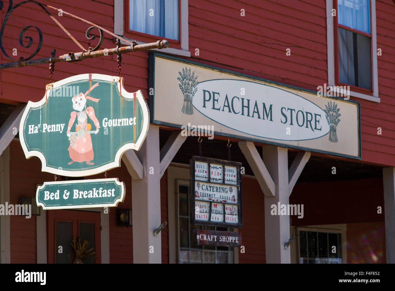 Vermont, Peacham, The Peacham Store Stock Photo Alamy