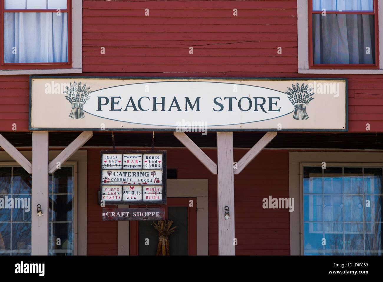 Vermont, Peacham, The Peacham Store Stock Photo Alamy